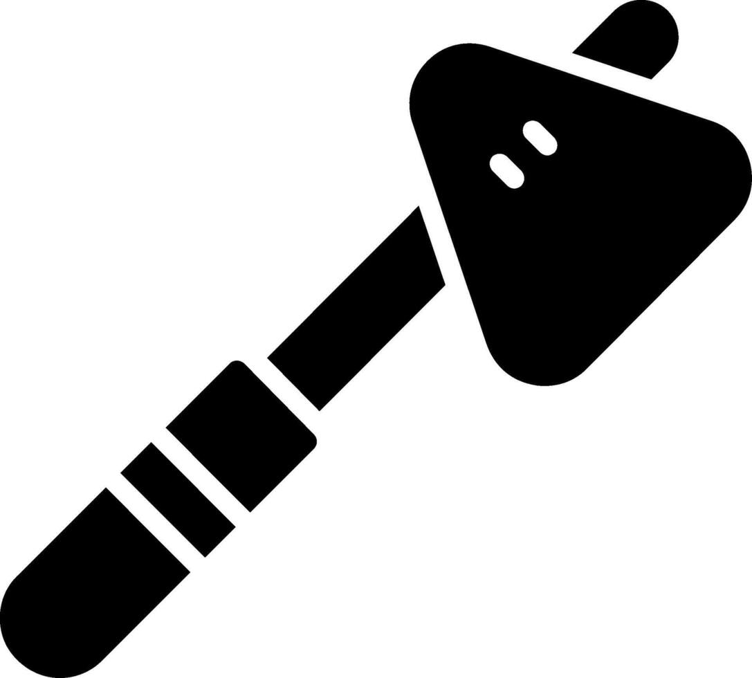 Reflex Hammer Glyph Icon Design vector