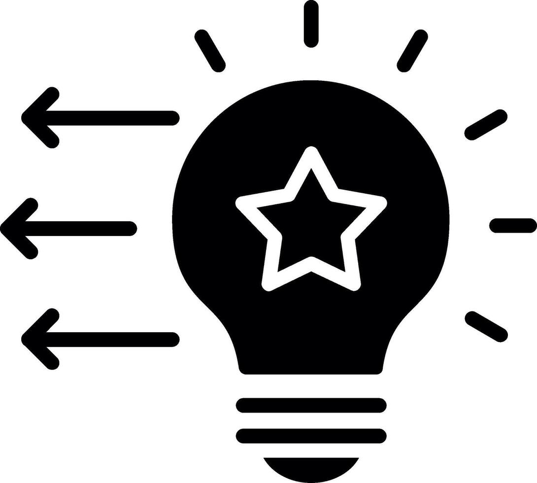 Approach Glyph Icon Design vector