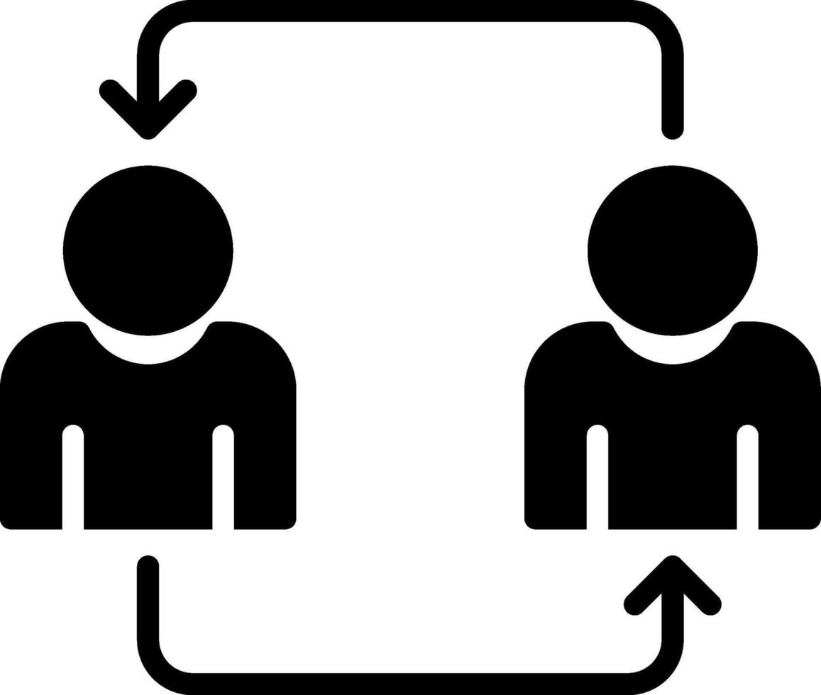 Engagement Glyph Icon Design vector