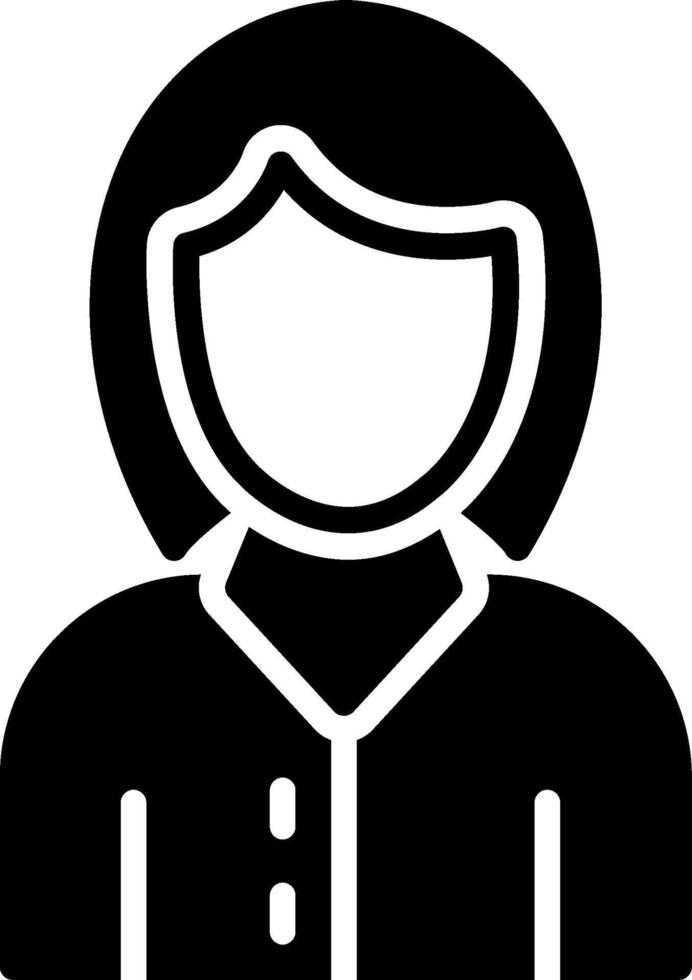 Employee Glyph Icon Design vector