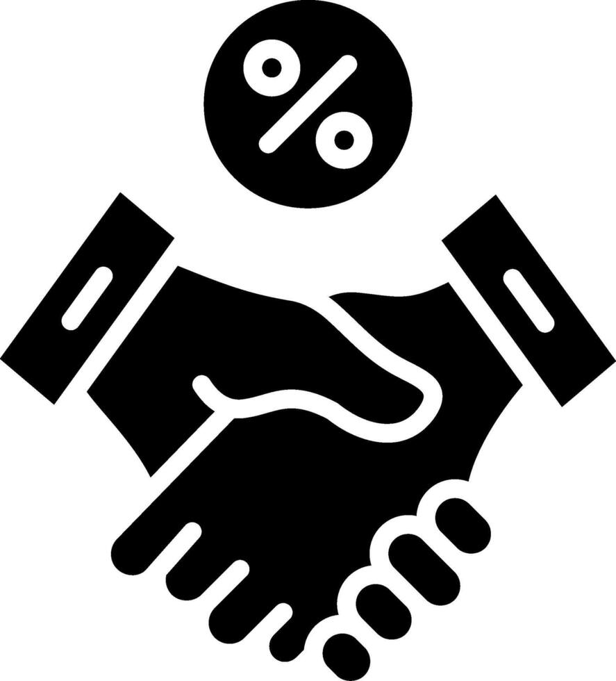 Business Glyph Icon Design vector