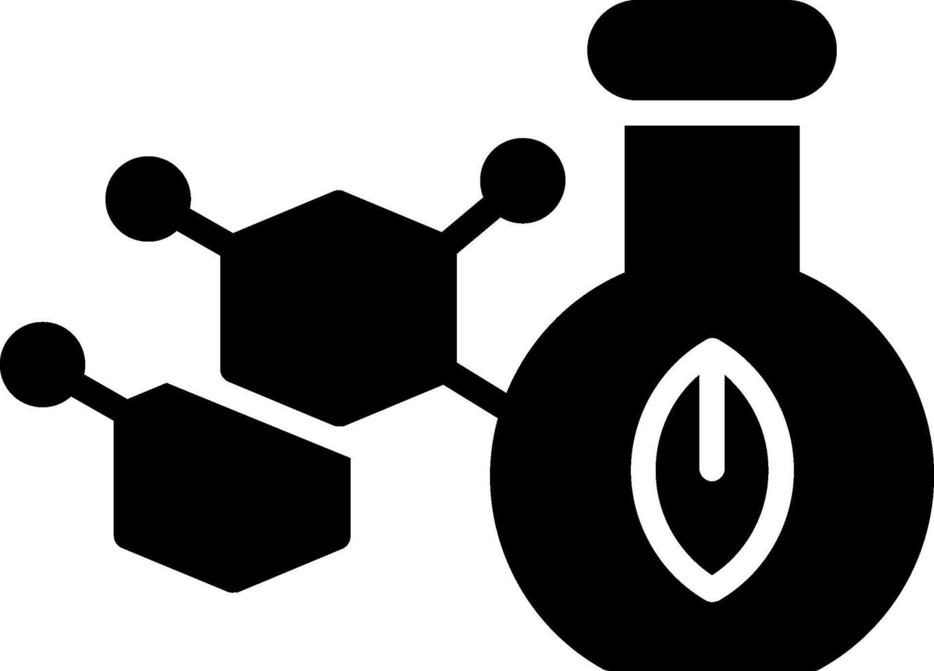 Biotechnology Glyph Icon Design vector