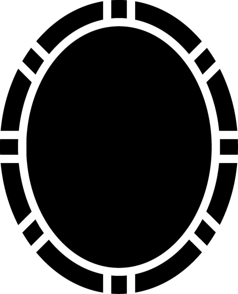 Frame Glyph Icon Design vector