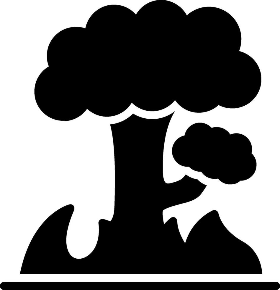 Fire Glyph Icon Design vector