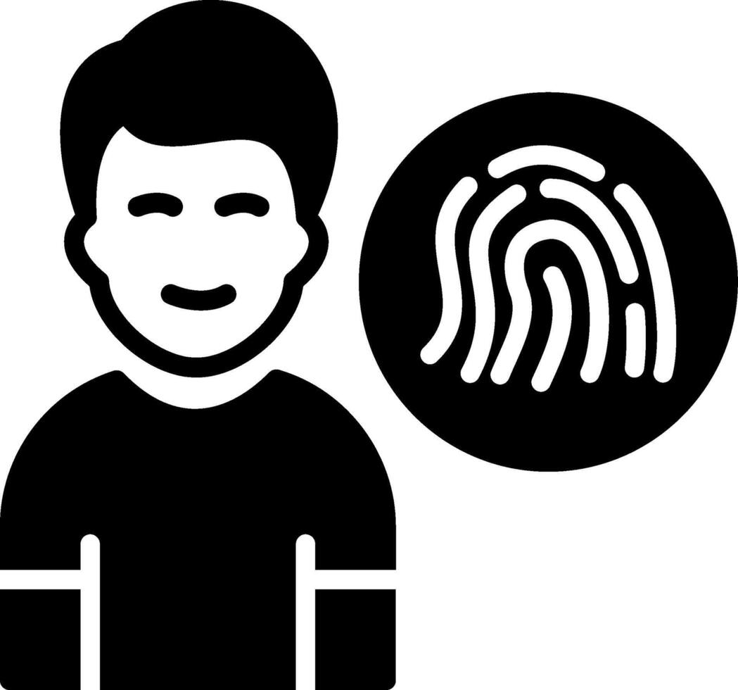 Customer Glyph Icon Design vector