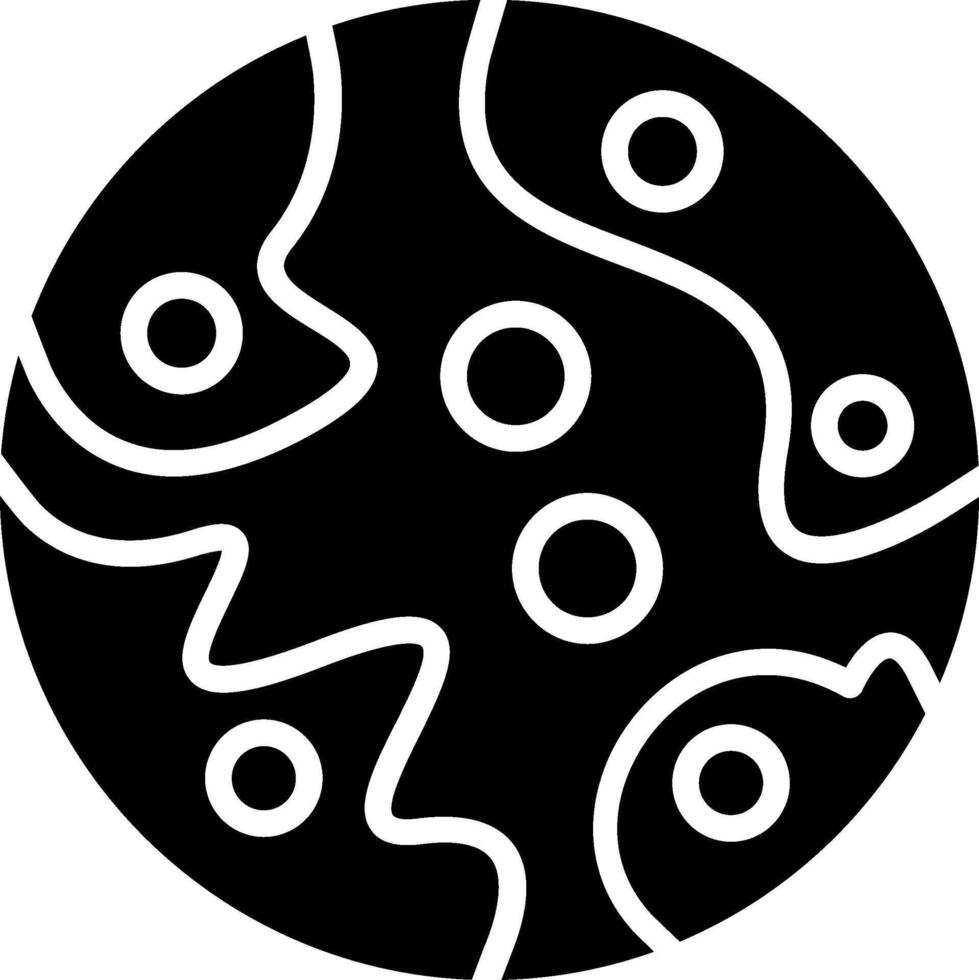 Mars Glyph Icon Design vector