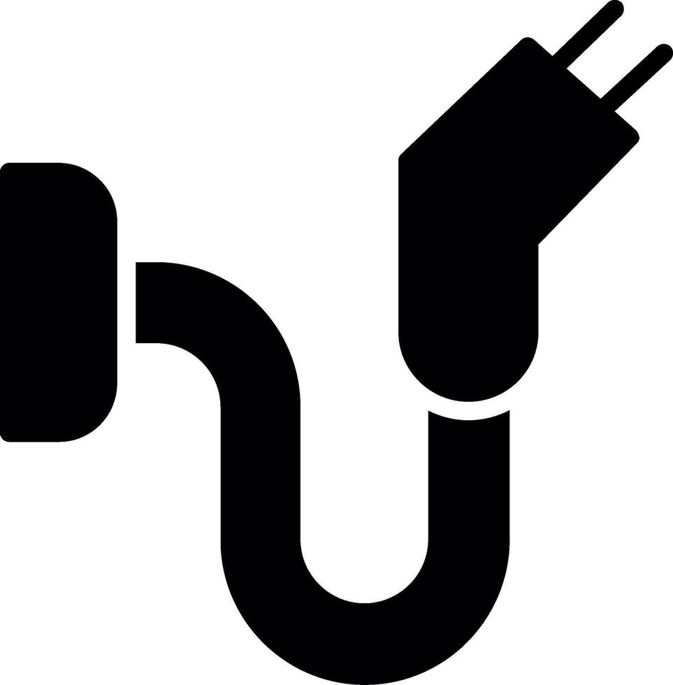 Charger Glyph Icon Design vector
