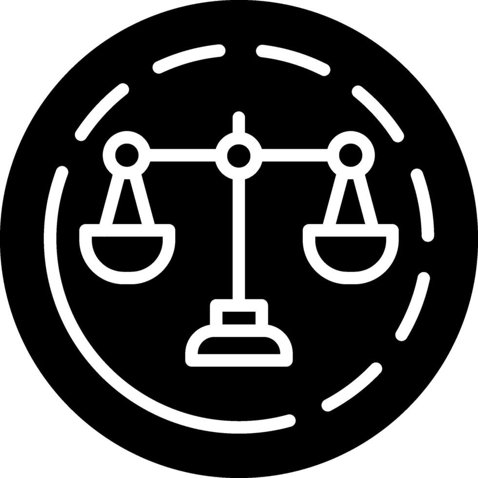 Integrity Glyph Icon Design vector
