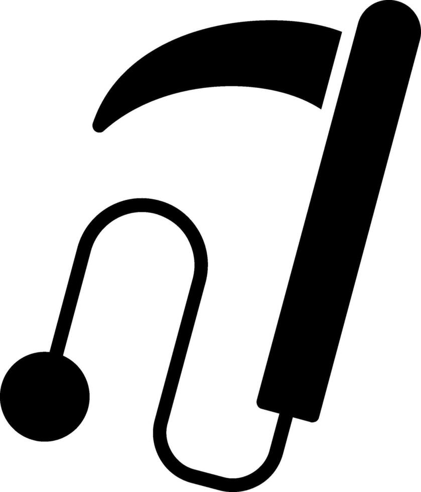 Kusari Glyph Icon Design vector