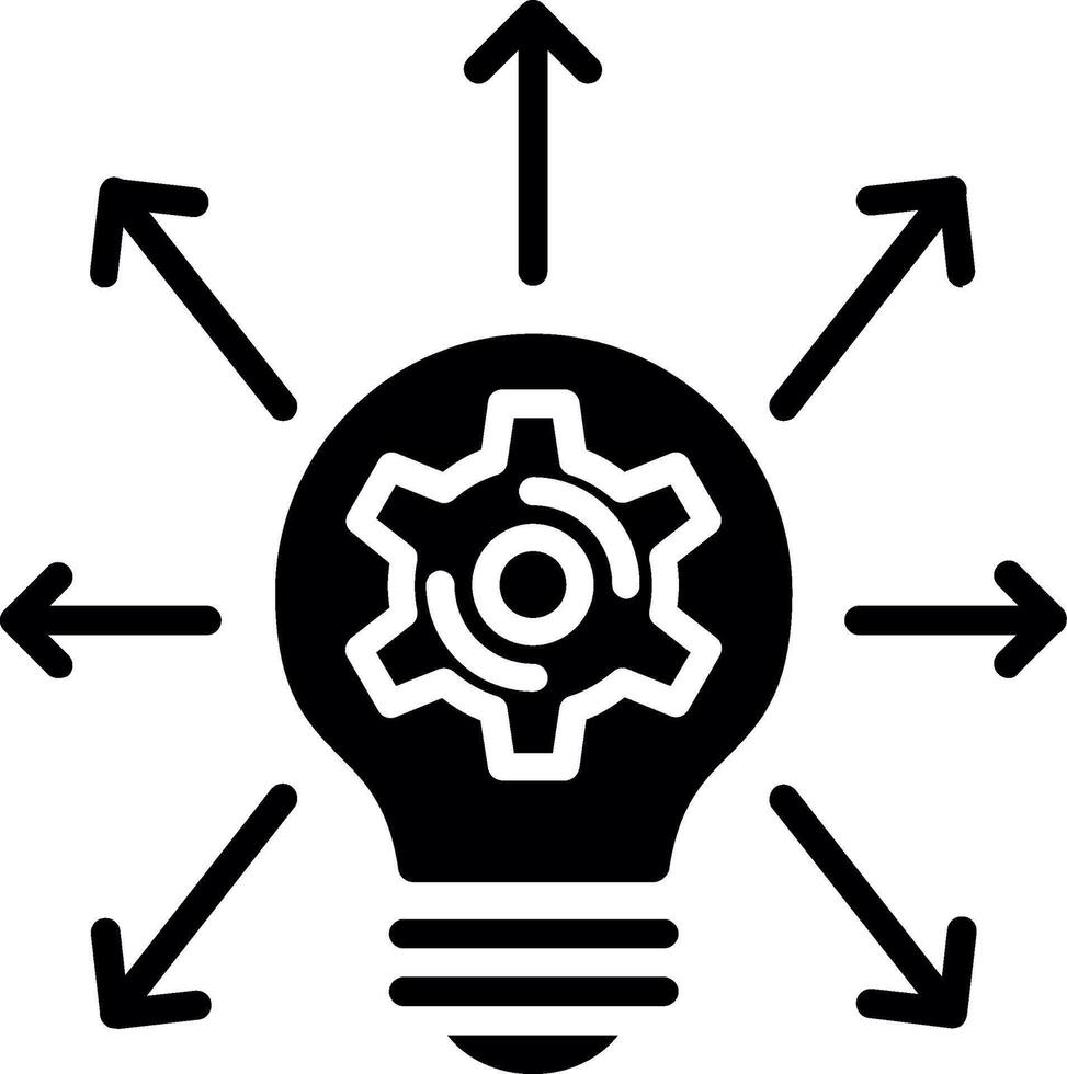 Opportunity Glyph Icon Design vector