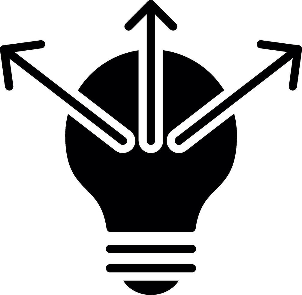 Ability Glyph Icon Design vector