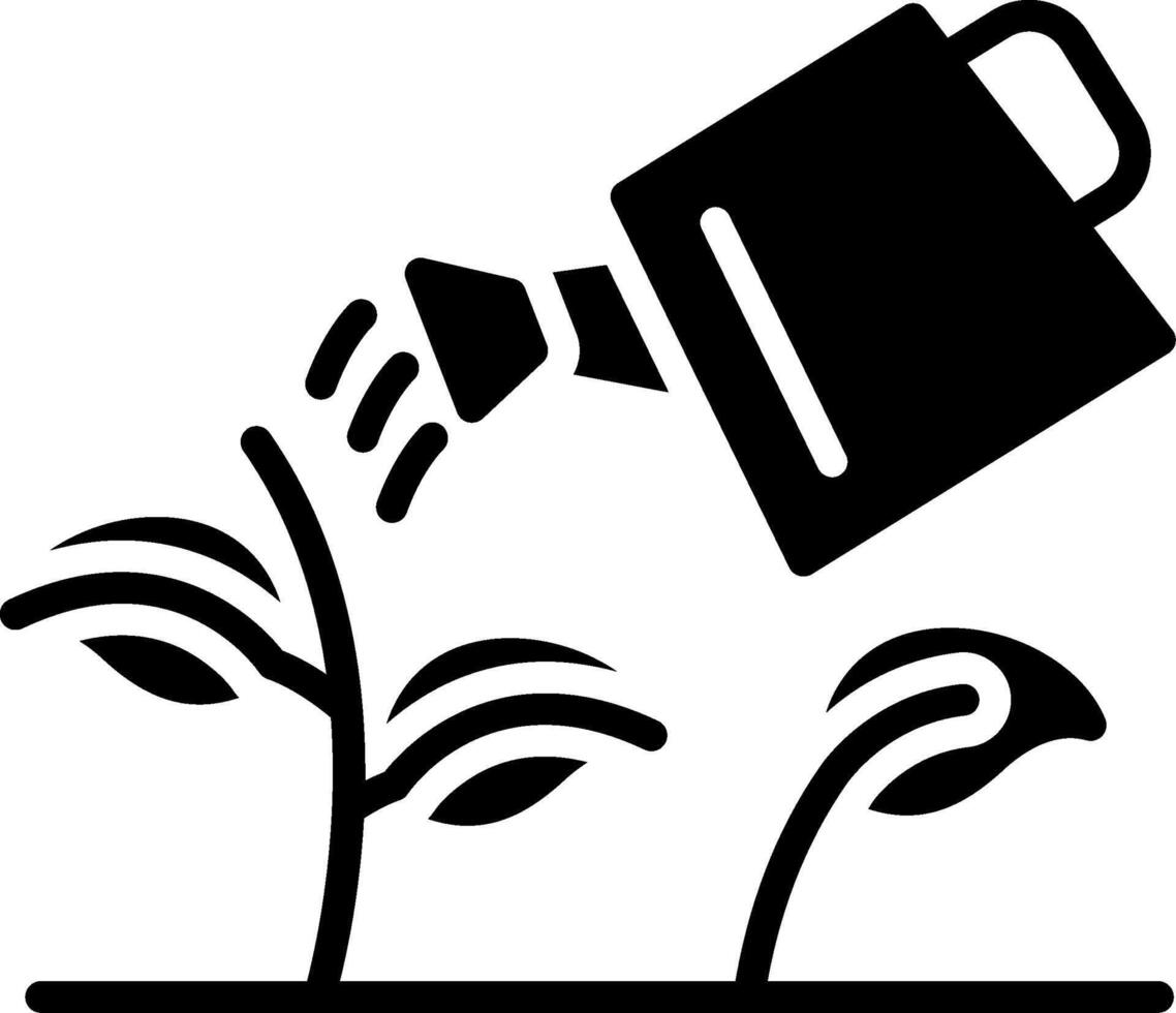 Gardening Glyph Icon Design vector