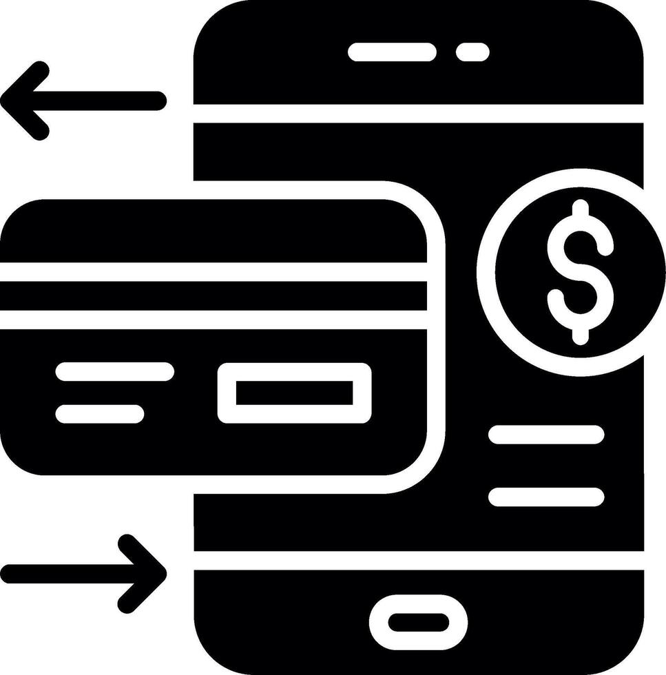 Payment Glyph Icon Design vector
