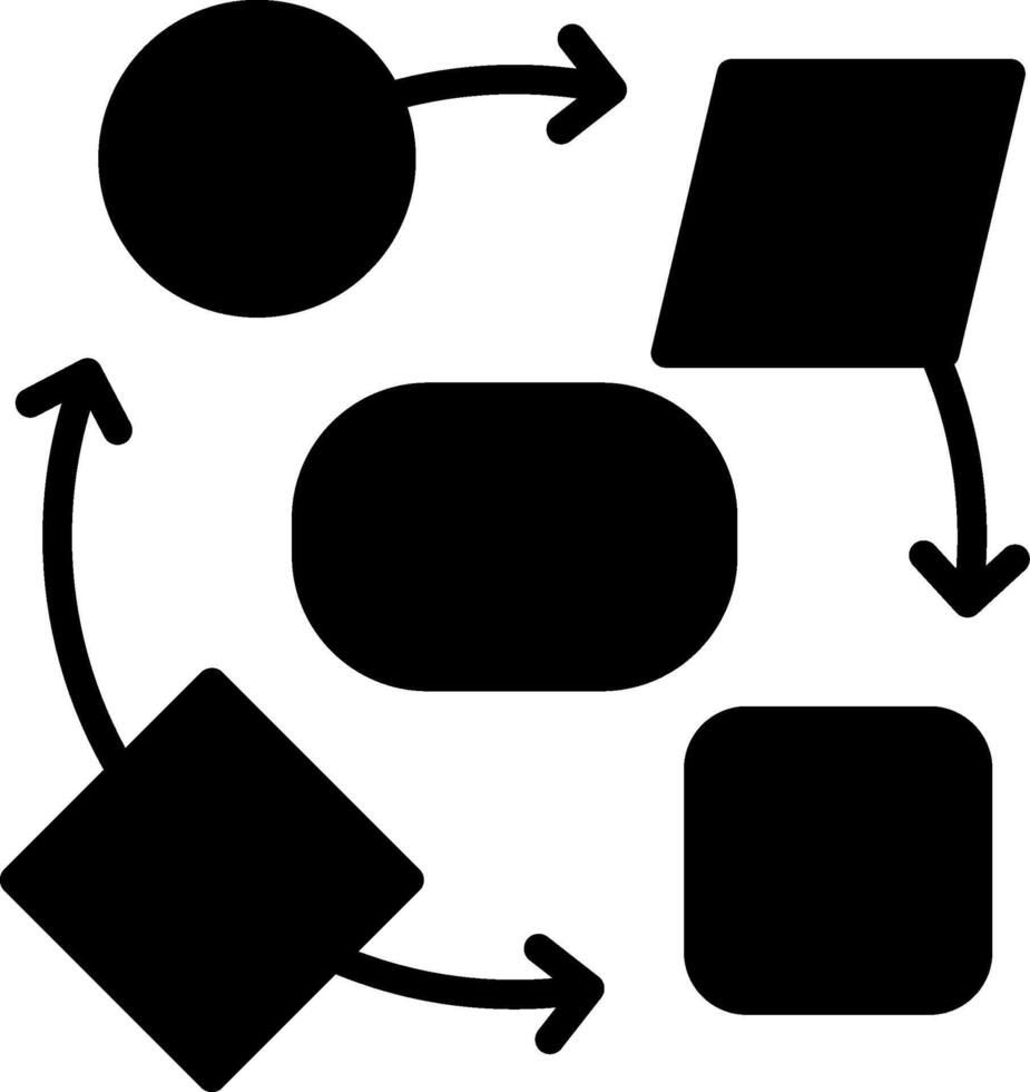 Transform Glyph Icon Design vector