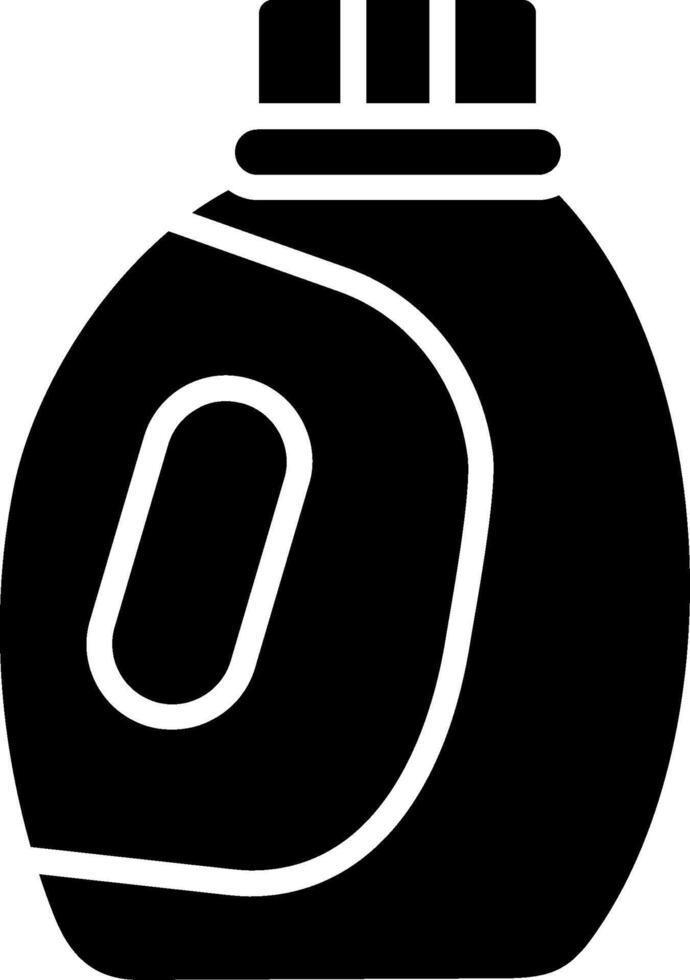 Detergent Glyph Icon Design vector