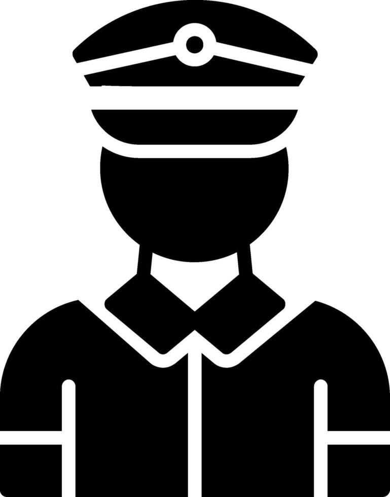 Driver Glyph Icon Design vector