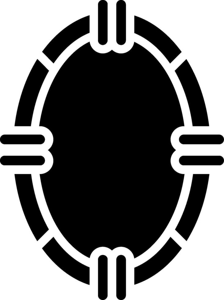 Frame Glyph Icon Design vector
