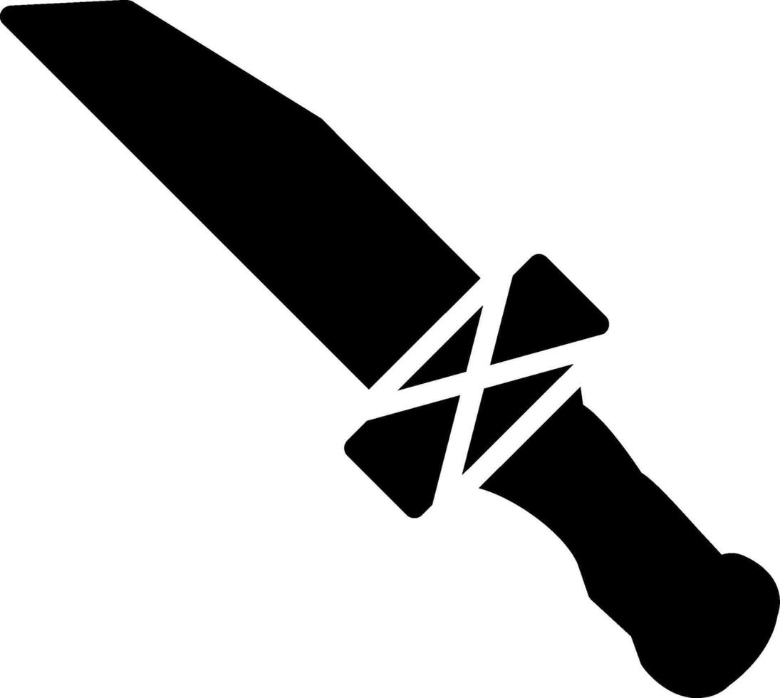 Knife Glyph Icon Design vector