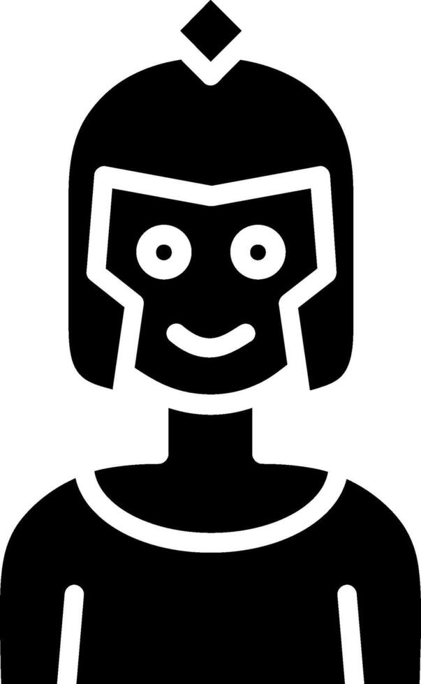 Spartan Glyph Icon Design vector