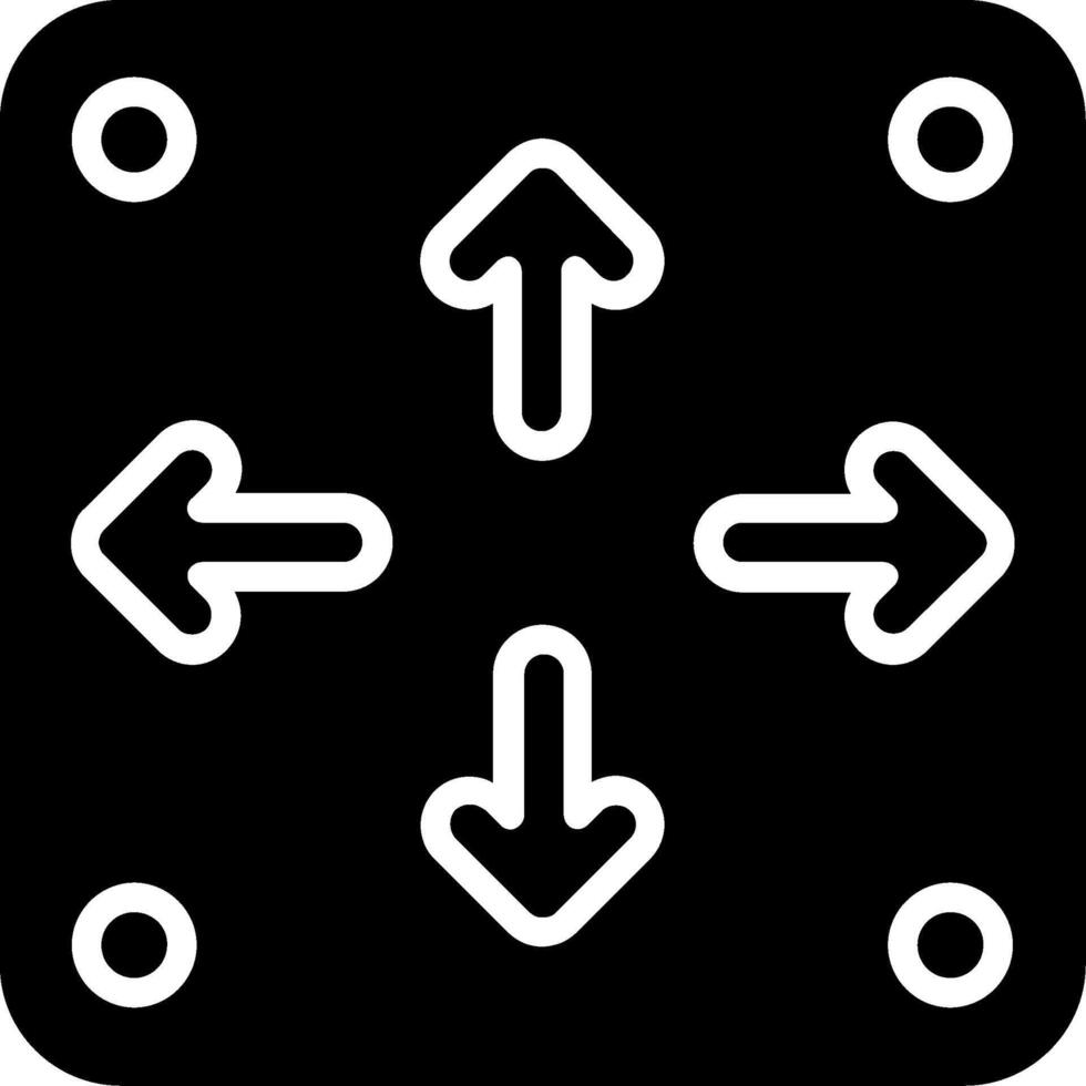 Stretch Glyph Icon Design vector
