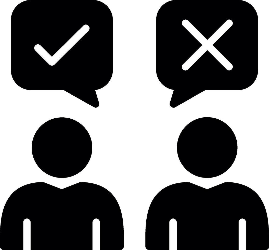 Customer Feedback Glyph Icon Design vector