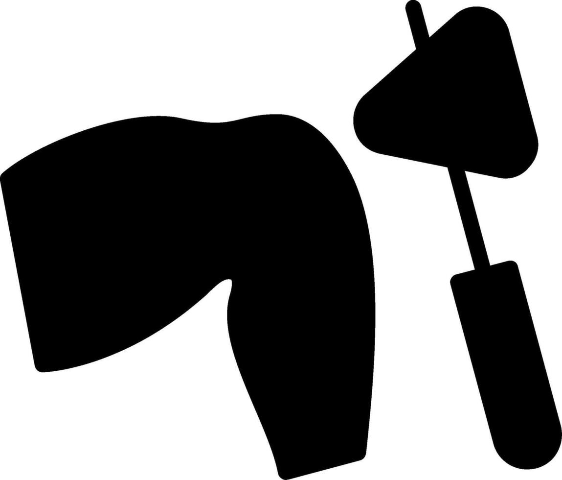 Reflex Glyph Icon Design vector