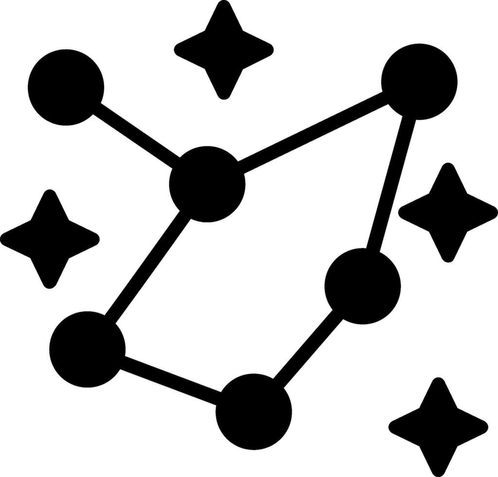 Cepheus Glyph Icon Design vector