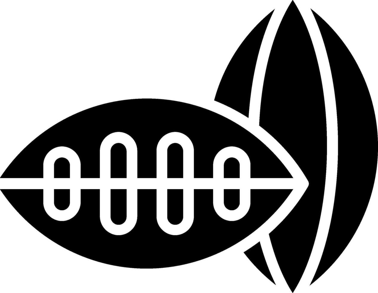 Cacao Glyph Icon Design vector