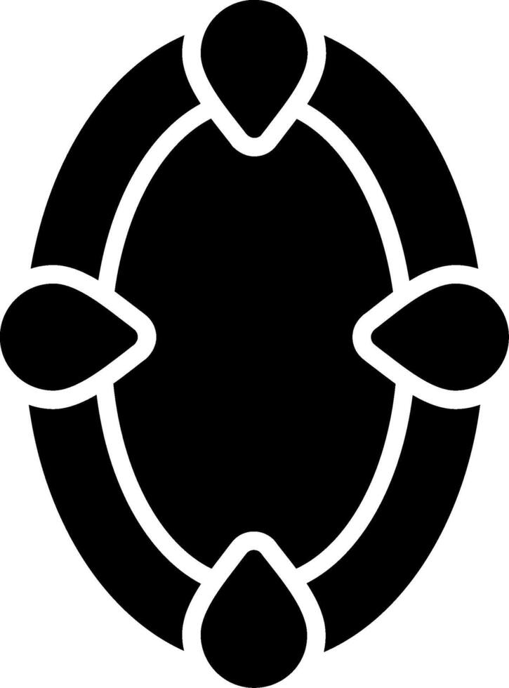 Frame Glyph Icon Design vector