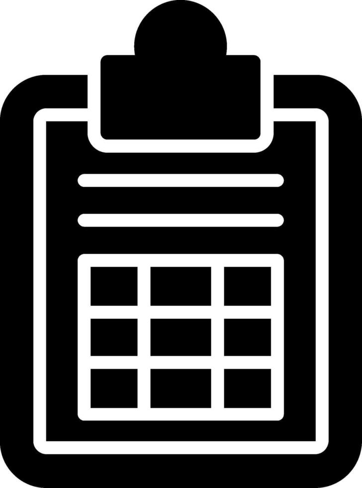Board Glyph Icon Design vector