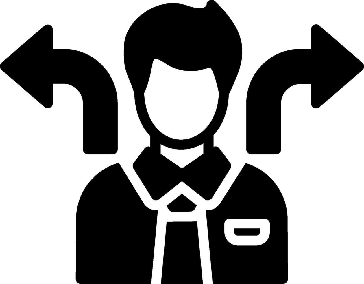 Flexibility Glyph Icon Design vector