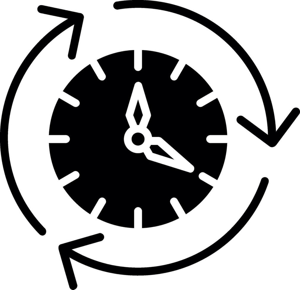 Arrows Glyph Icon Design vector