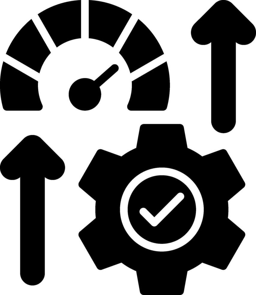 Development Glyph Icon Design vector