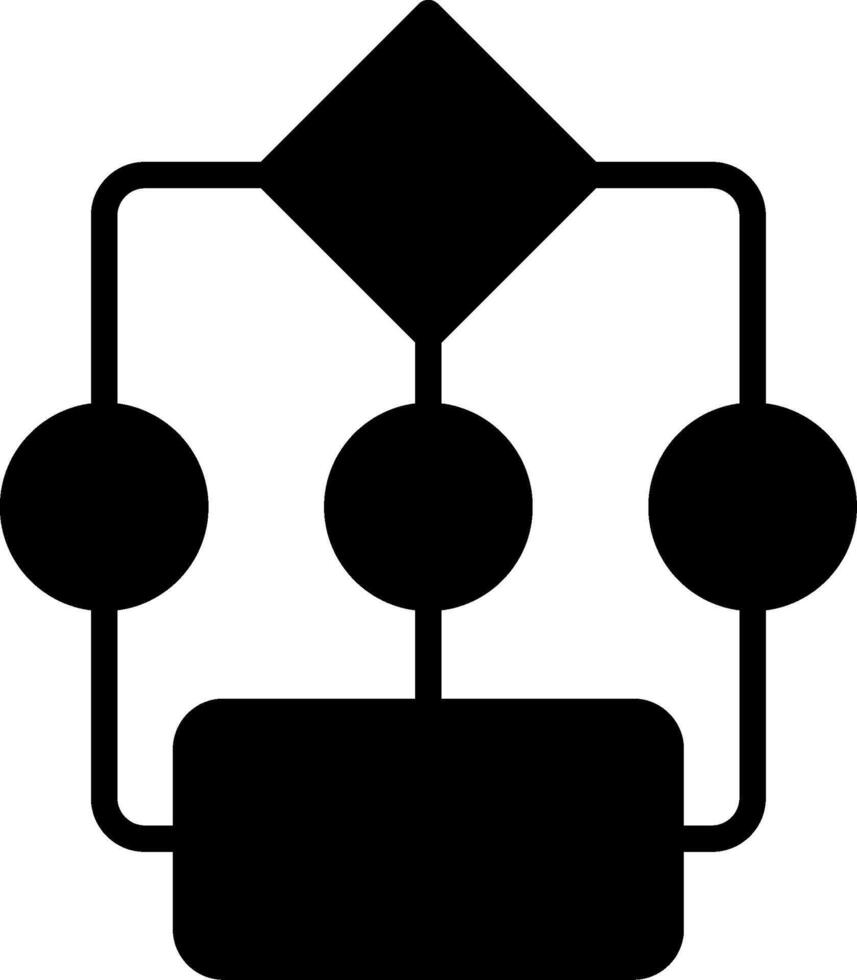 Organize Glyph Icon Design vector
