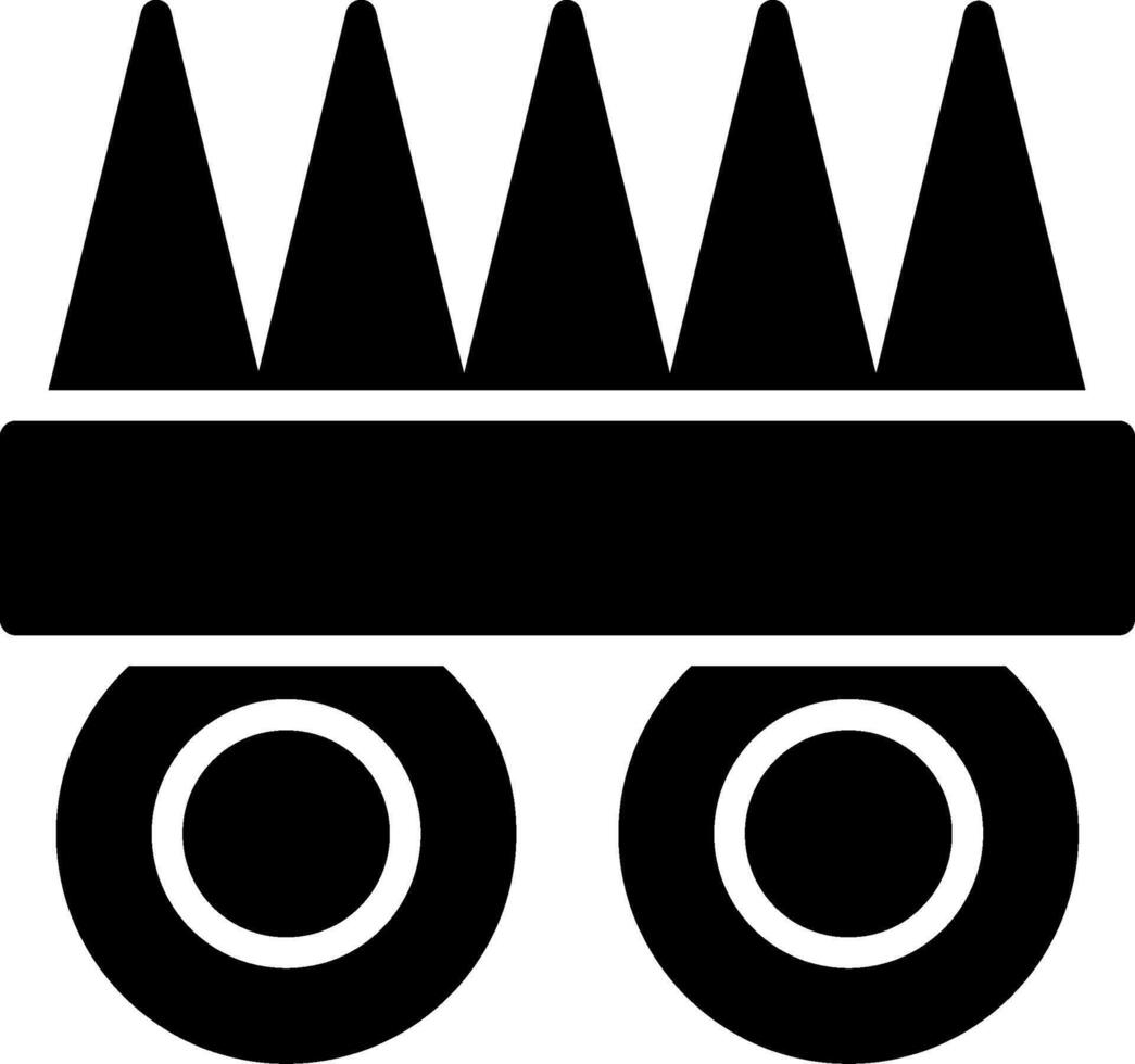 Claws Glyph Icon Design vector