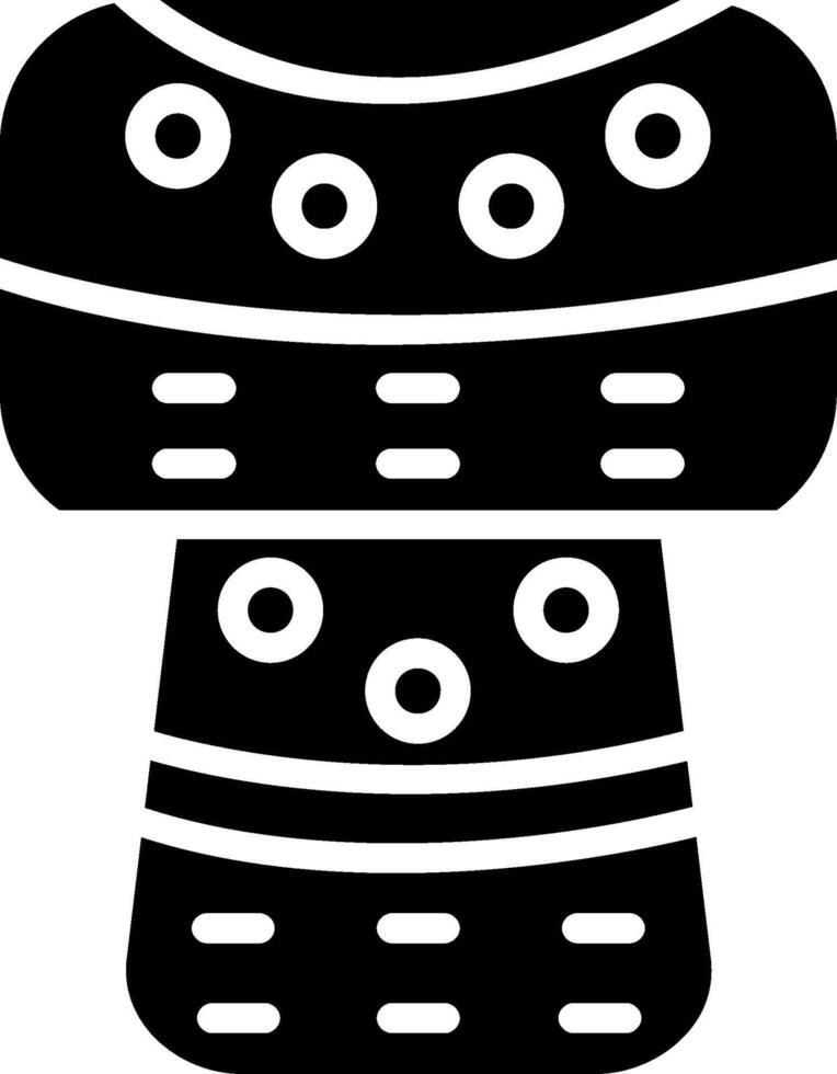 Cork Glyph Icon Design vector