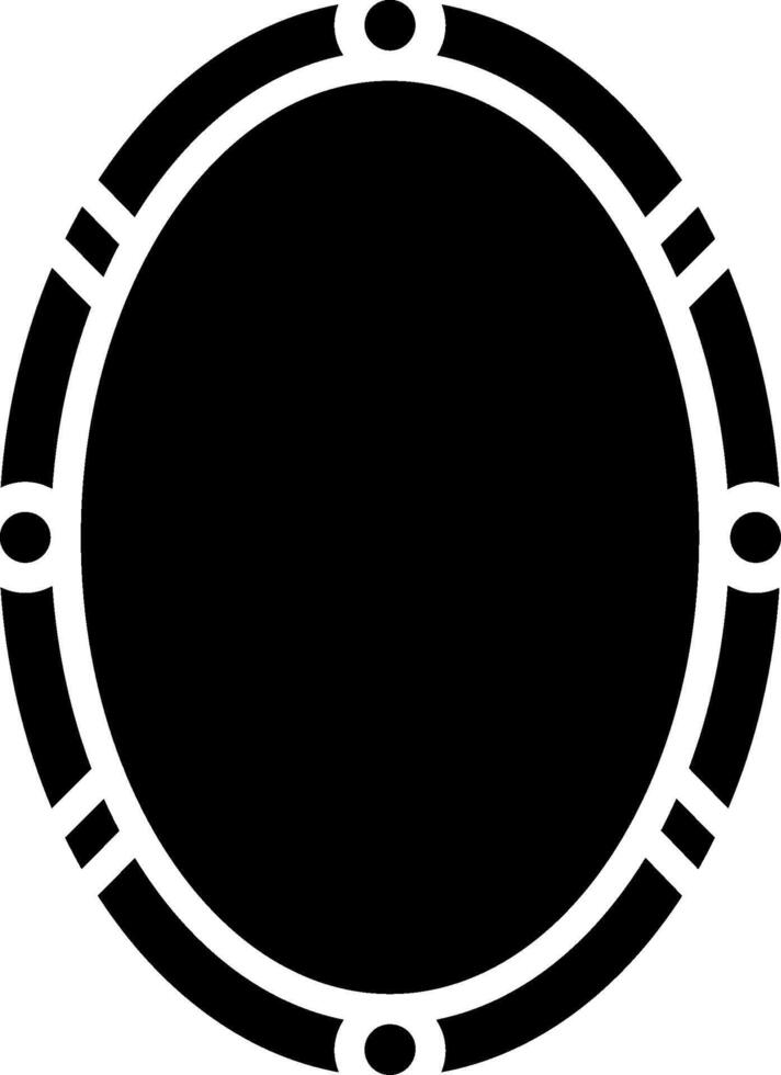 Frame Glyph Icon Design vector