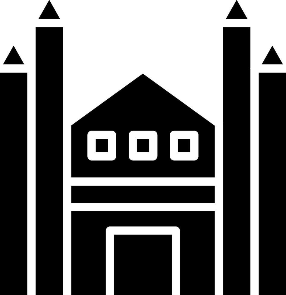 Milan Glyph Icon Design vector