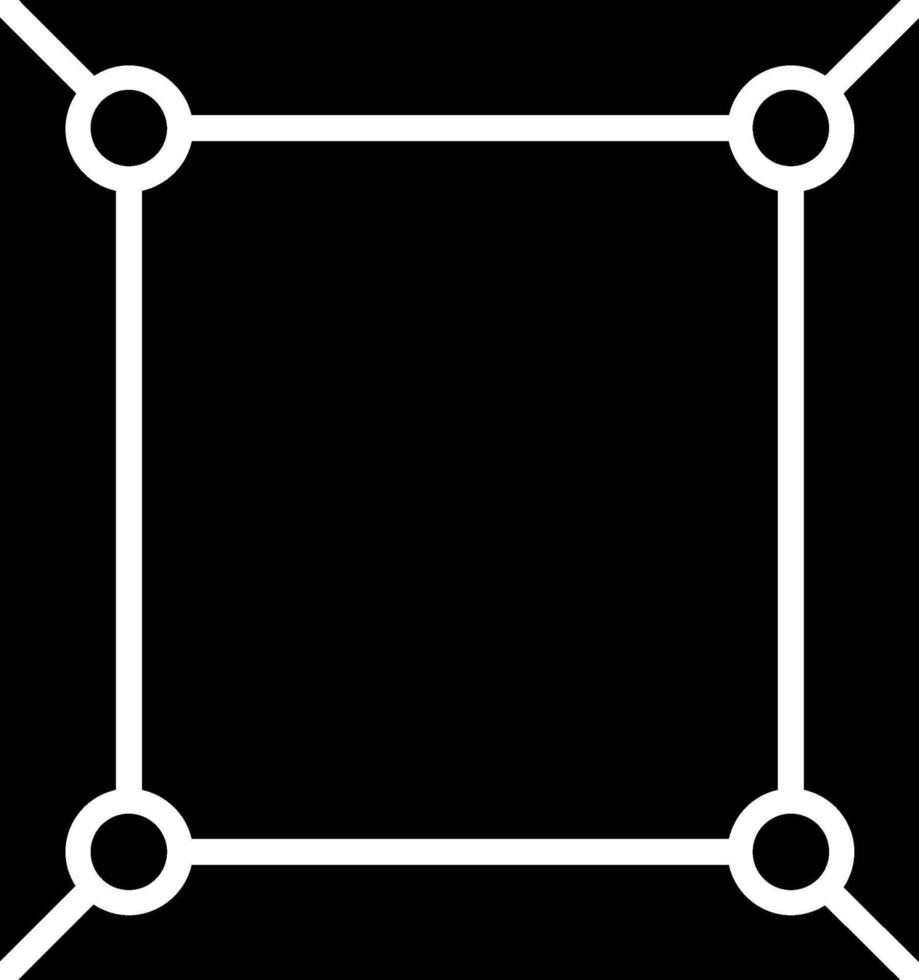 Frame Glyph Icon Design vector