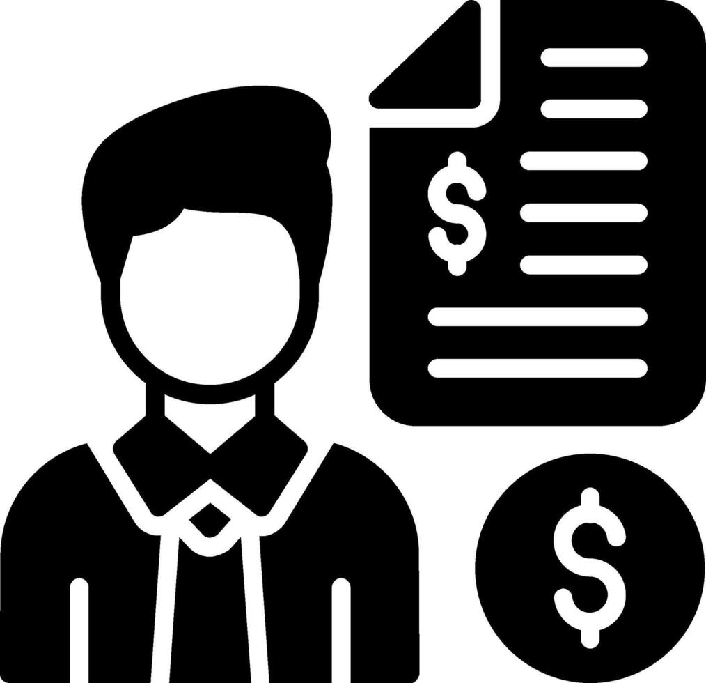 Deptor Glyph Icon Design vector