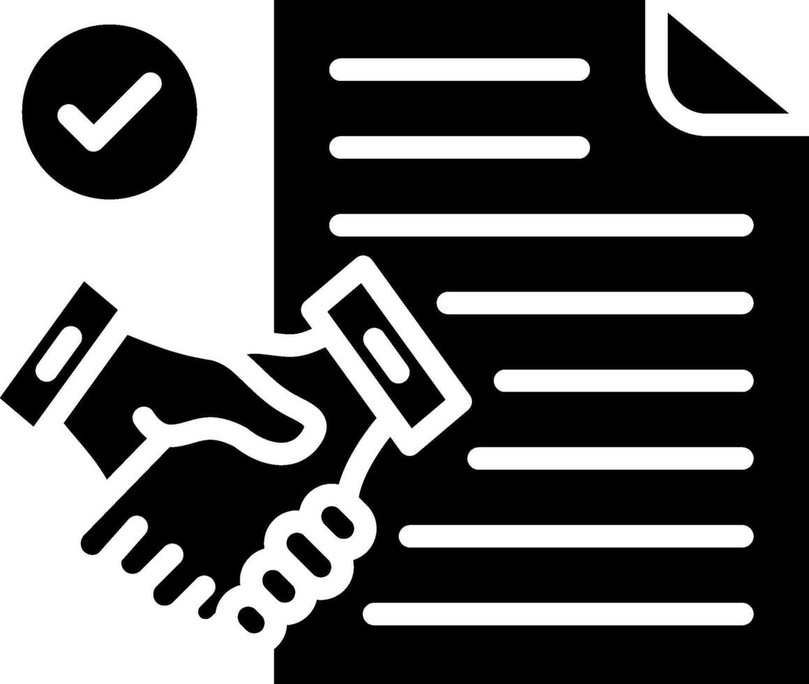 Paper Glyph Icon Design vector