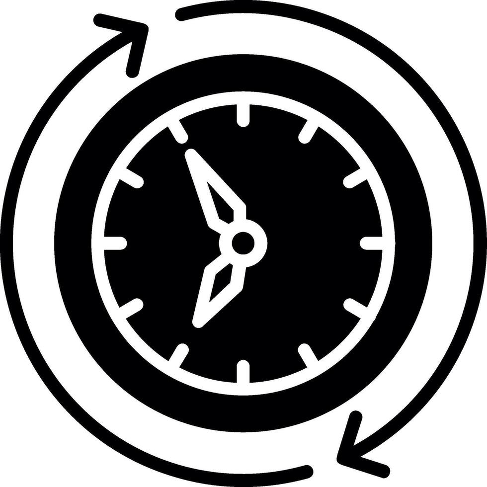 Queue Glyph Icon Design vector