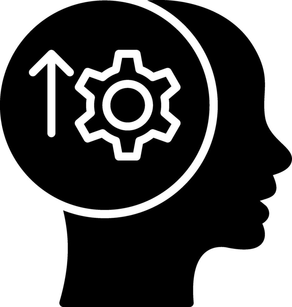 Productive Glyph Icon Design vector