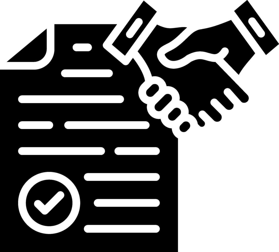 Certainty Glyph Icon Design vector