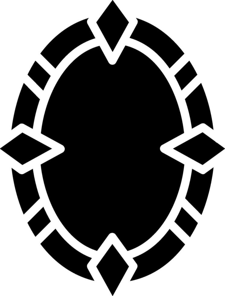 Frame Glyph Icon Design vector