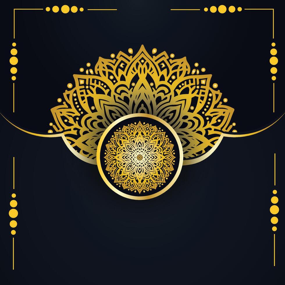 New luxury mandala design vector