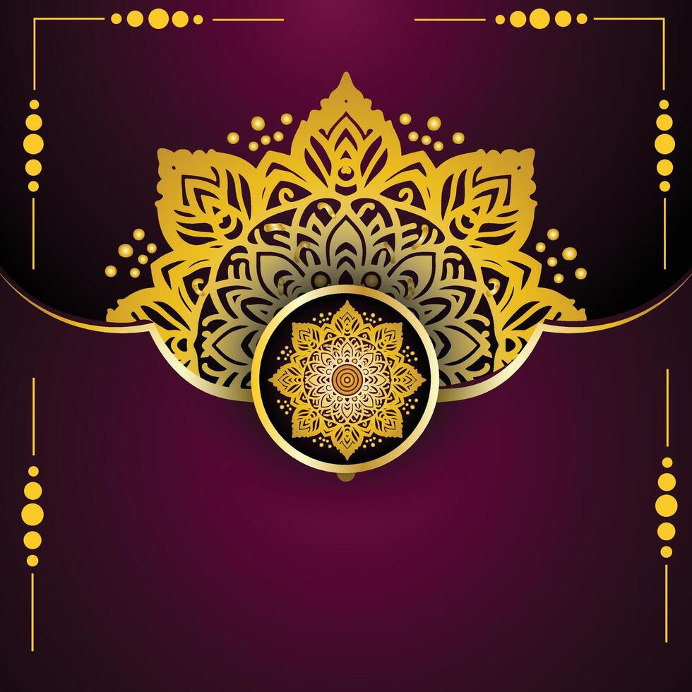New Creative luxury mandala design vector