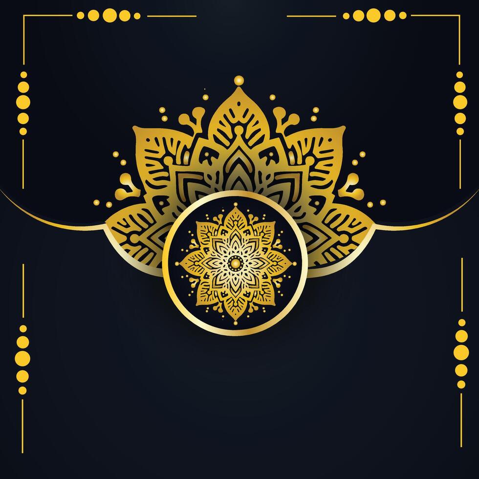 Creative luxury mandala vector