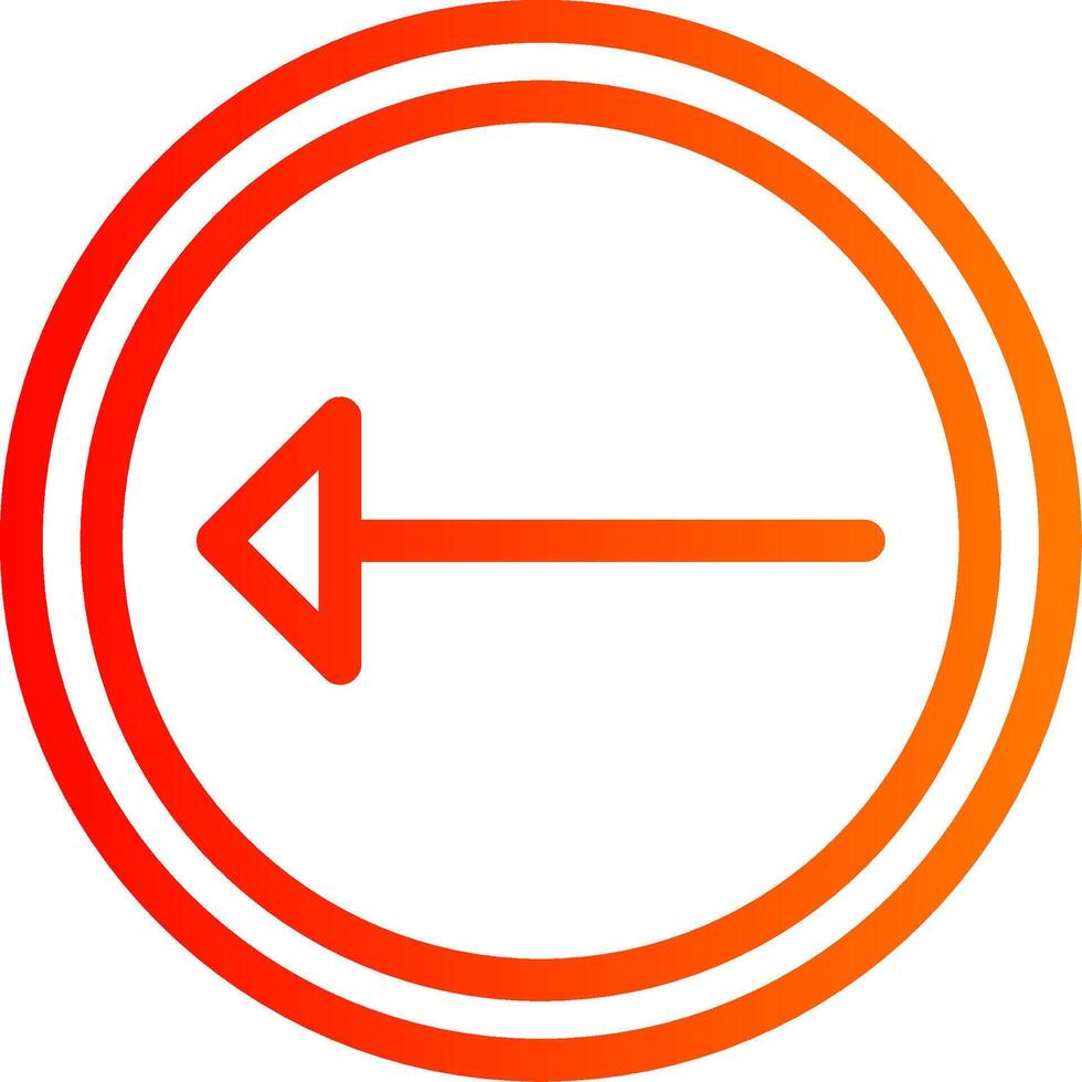Left Colorful Icon vector