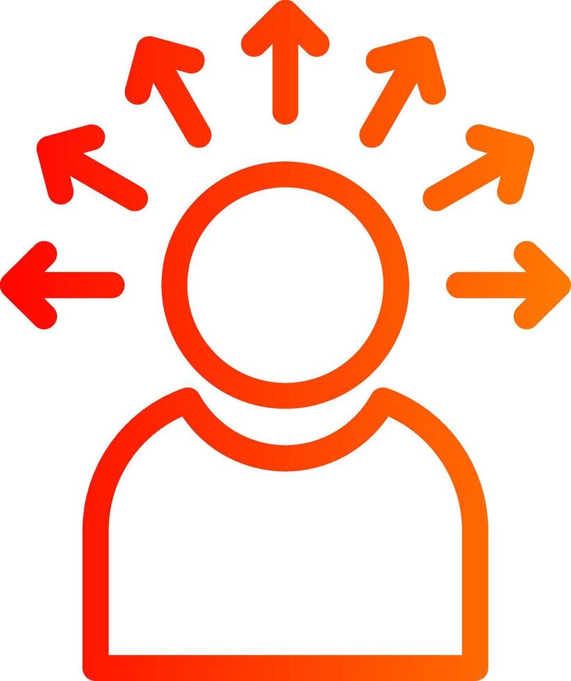 Decision Colorful Icon vector